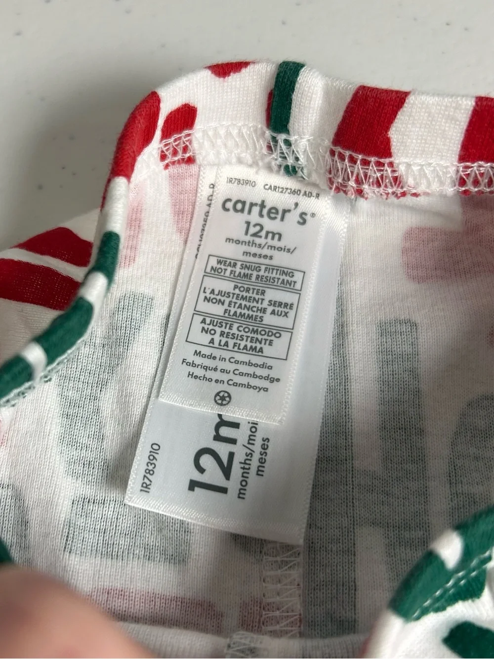 🎄Christmas Pajama Bundle Size 12 Months Lot of 2 Pairs of PJ’s